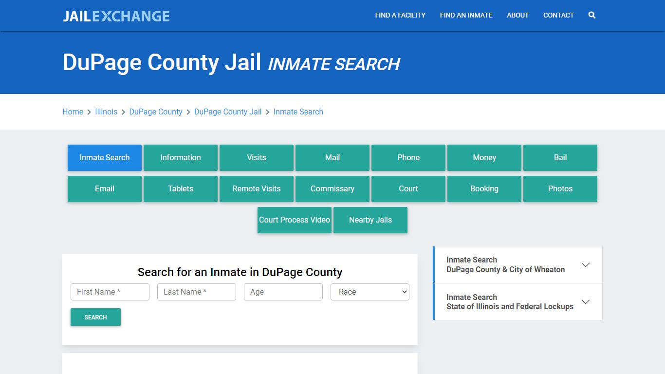 DuPage County Jail, IL Inmate Search: Roster & Mugshots - Jail Exchange